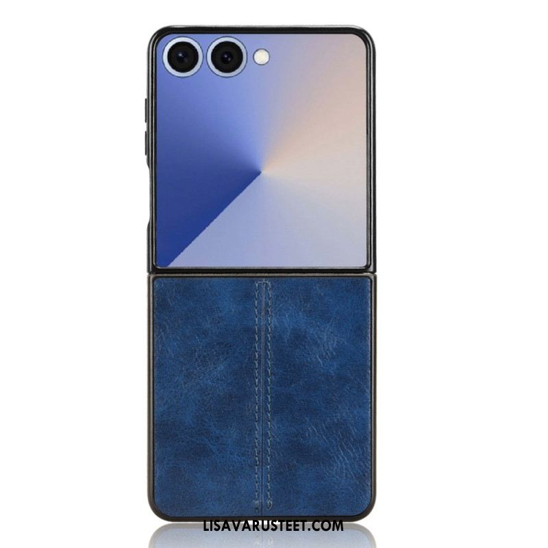 Kuori Samsung Galaxy Z Flip 7 Ommeltu Nahkakuvioinen