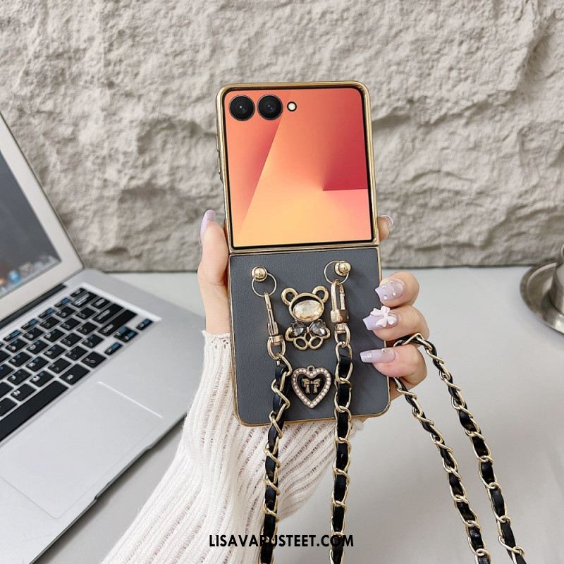 Kuori Samsung Galaxy Z Flip 7 Riipus Ja Hihna Suojakuori