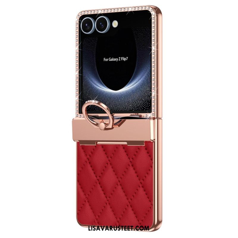 Kuori Samsung Galaxy Z Flip 7 Sormuksen Pidike Ja Takasuoja