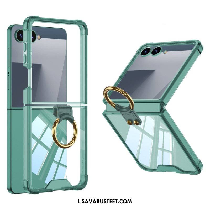 Kuori Samsung Galaxy Z Flip 7 Sormuspidike Ja Suojaus Iskunkestävä Suojakuori