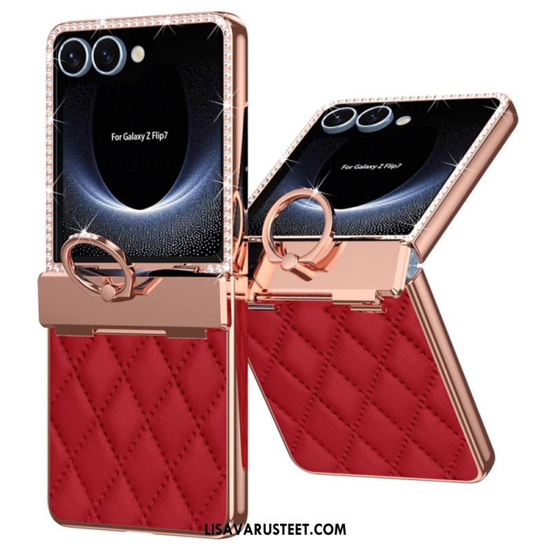 Kuori Samsung Galaxy Z Flip 7 Sormusteline Ja Strassikoriste