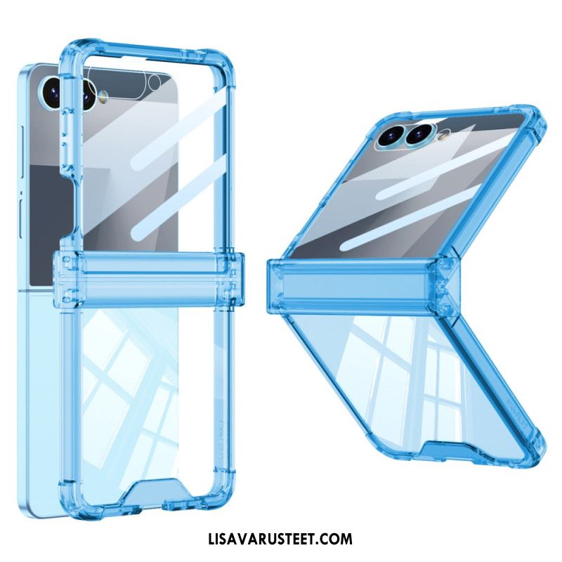 Kuori Samsung Galaxy Z Flip 7 Värillinen Läpikuultava Turvatyynysuojalla