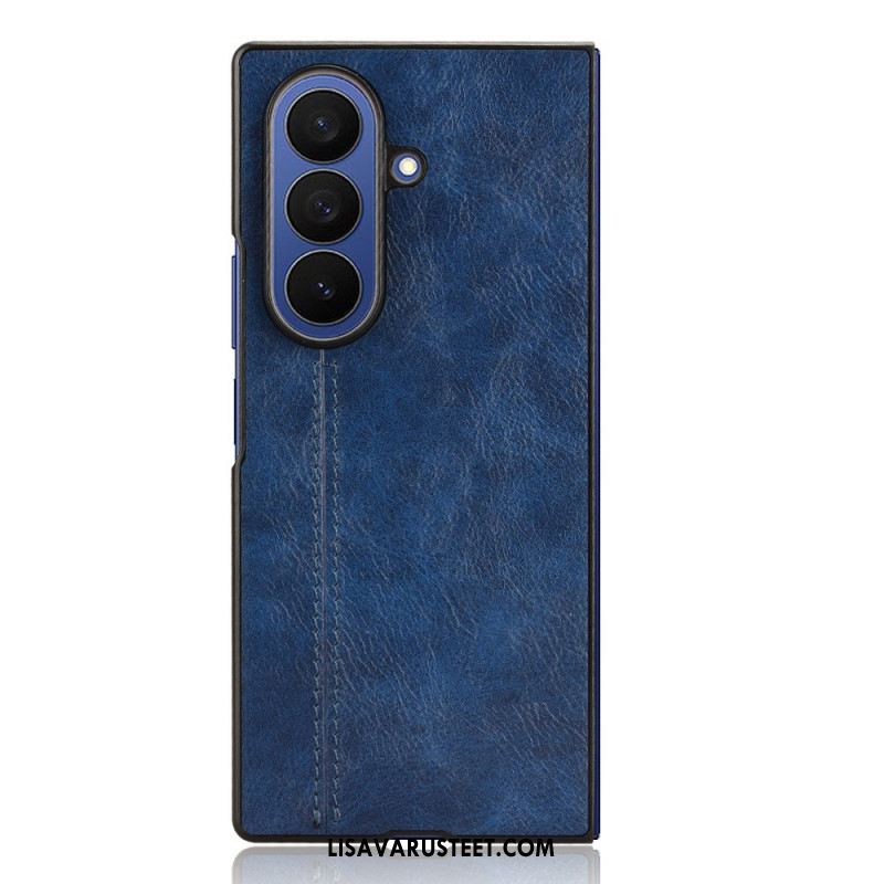 Kuori Samsung Galaxy Z Fold 7 Nahkakuvioinen Couture-malli