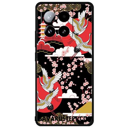 Kuori Xiaomi 15 Neljä Kurkea Lennossa Suojakuori