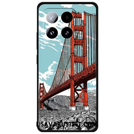 Kuori Xiaomi 15 Pro Kultainen Portti Silta Suojakuori