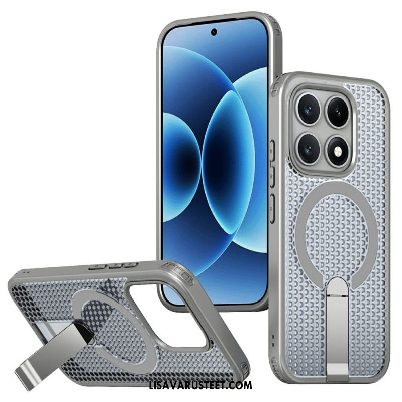 Kuori Xiaomi 17 Magneettinen Ruudukkokuvio Ja Tukijalka