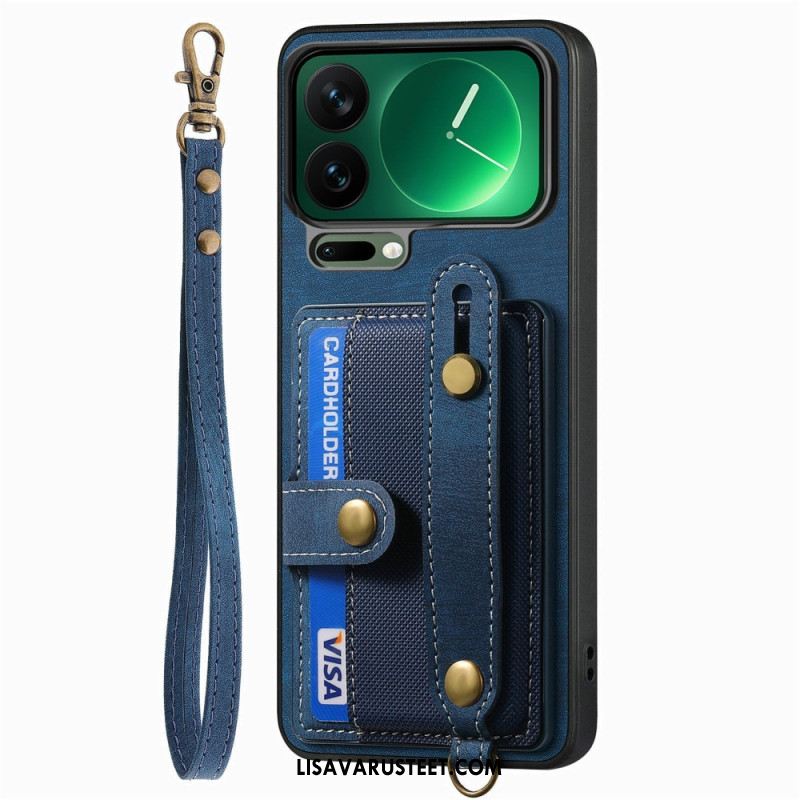 Kuori Xiaomi 17 Pro Korttipidike Ja Jalustan Tukijalka