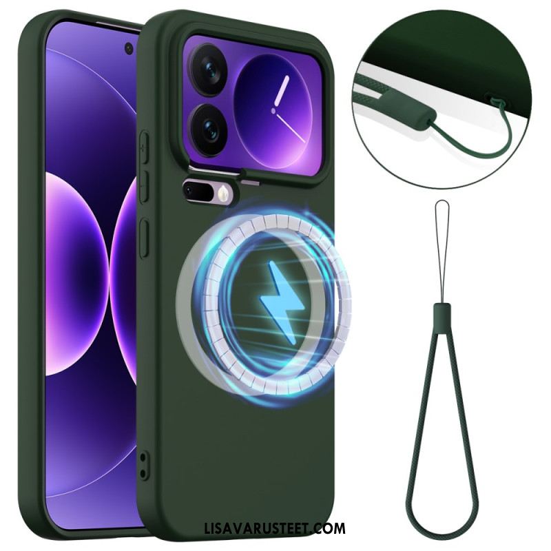 Kuori Xiaomi 17 Pro Max Silikonimagneetti Ja Kaulanauha