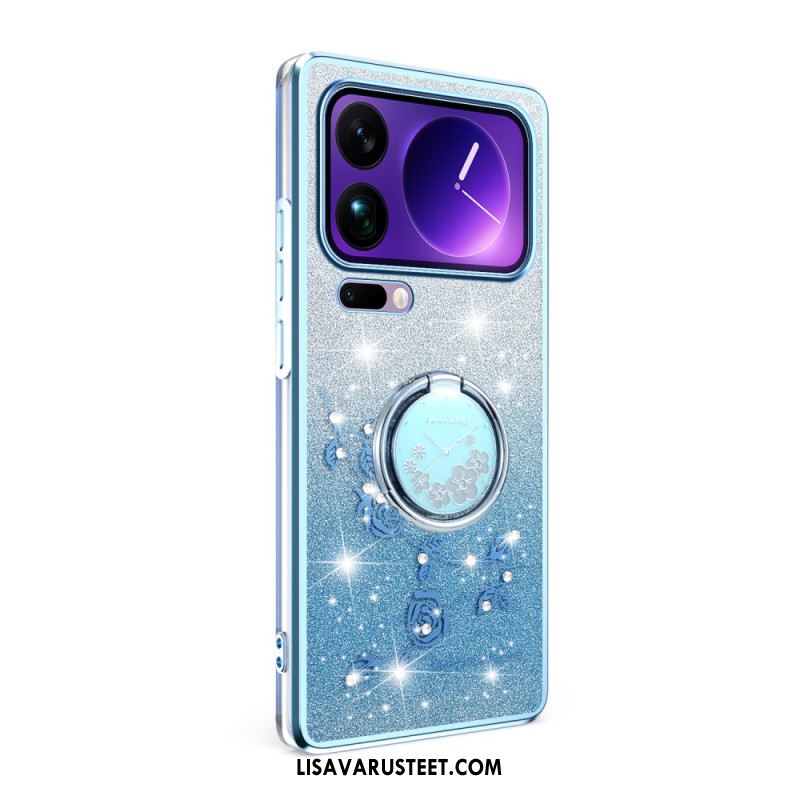 Kuori Xiaomi 17 Pro Sormusteline Strasseilla