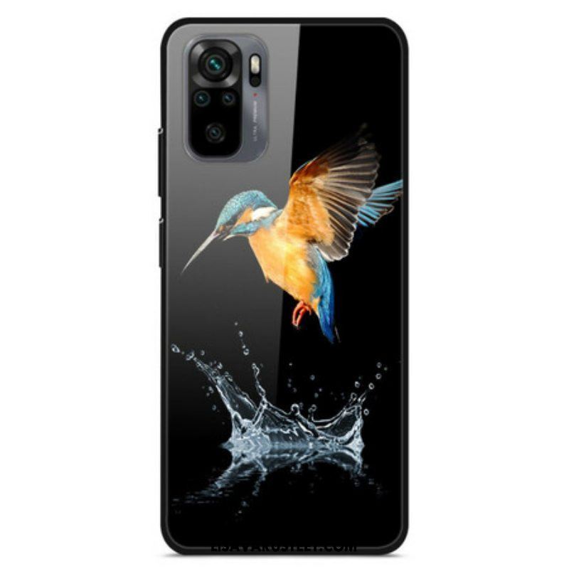 Kuori Xiaomi Redmi Note 10 / 10S Tempered Glass Bird Crown