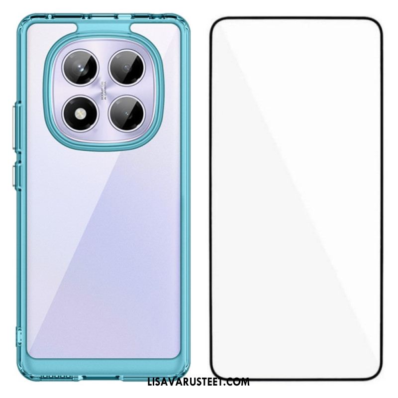 Kuori Xiaomi Redmi Note 14 Pro 4g Hybridi Karkaistulla Lasisella Näytönsuojalla Suojakuori