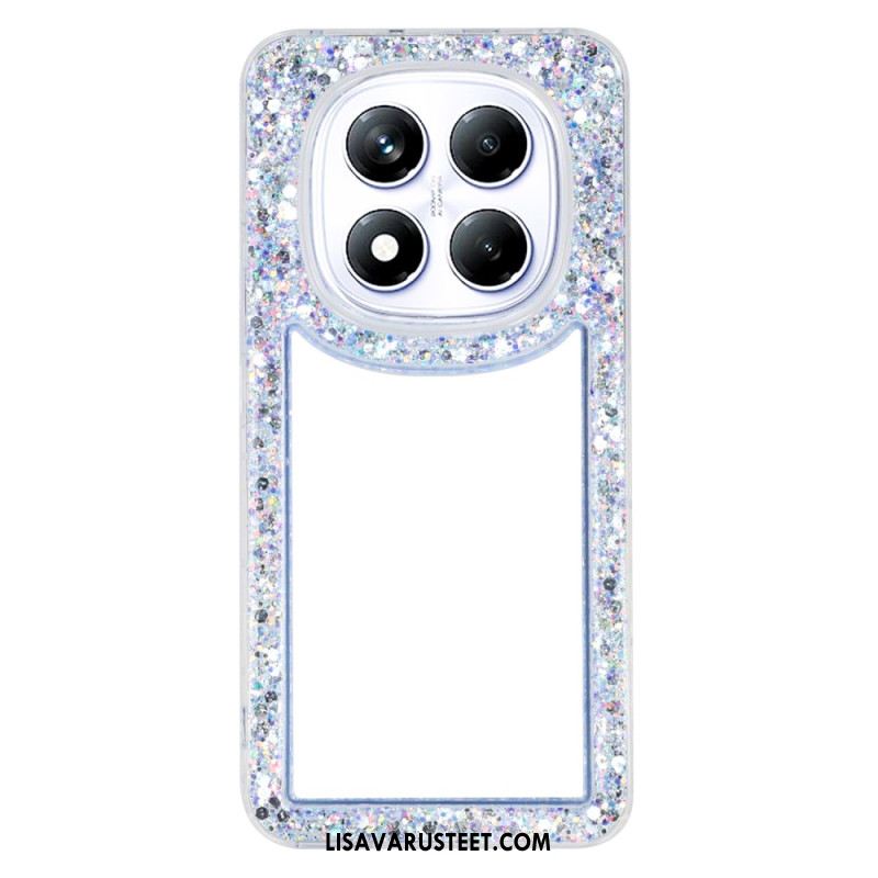 Kuori Xiaomi Redmi Note 14 Pro 4g Läpinäkyvä Kimaltelevilla Reunoilla Suojakuori