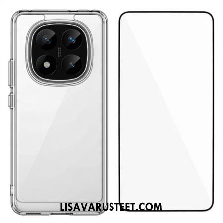 Kuori Xiaomi Redmi Note 14 Pro 5g Kirkas Kokonaan Karkaistusta Lasista Valmistettu Näytönsuoja Suojakuori