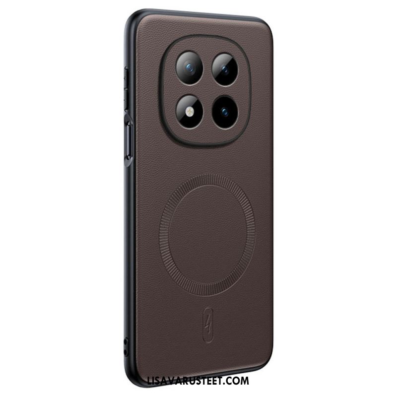 Kuori Xiaomi Redmi Note 15 Pro Plus 5g Magneettinen Nahkaefekti Suojakuori