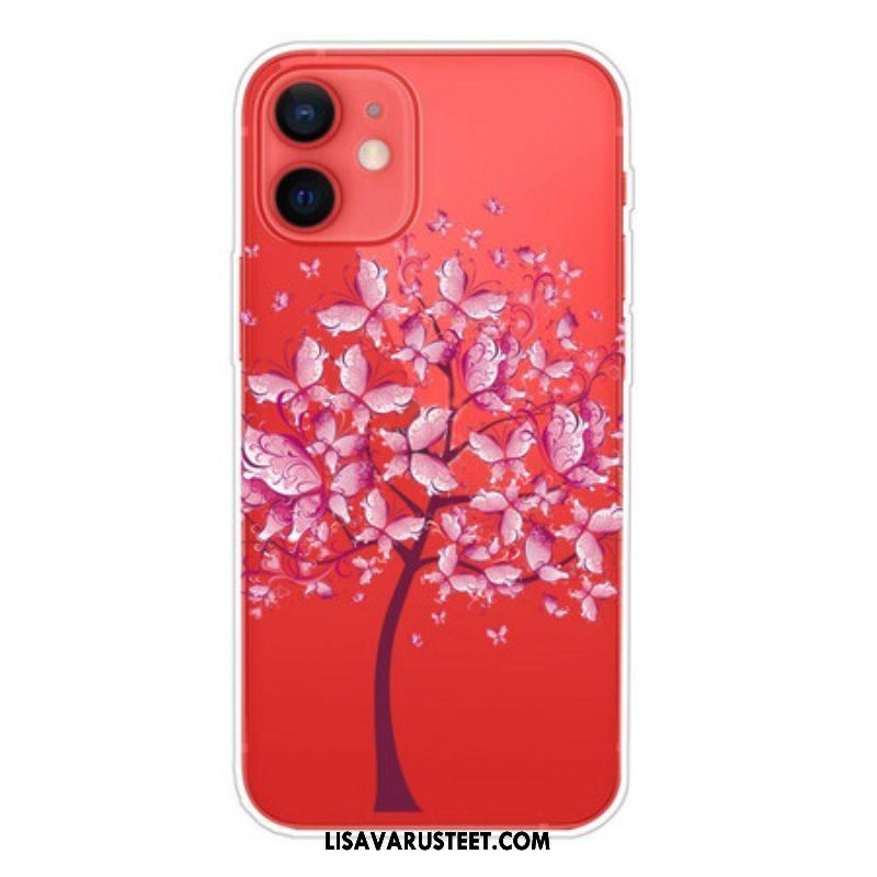 Kuori iPhone 13 Mini Pinkki Puun Latva