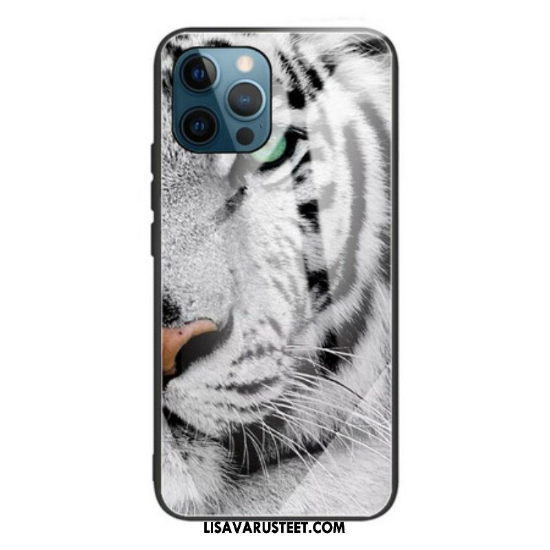 Kuori iPhone 13 Pro Max Tiger Karkaistu Lasi