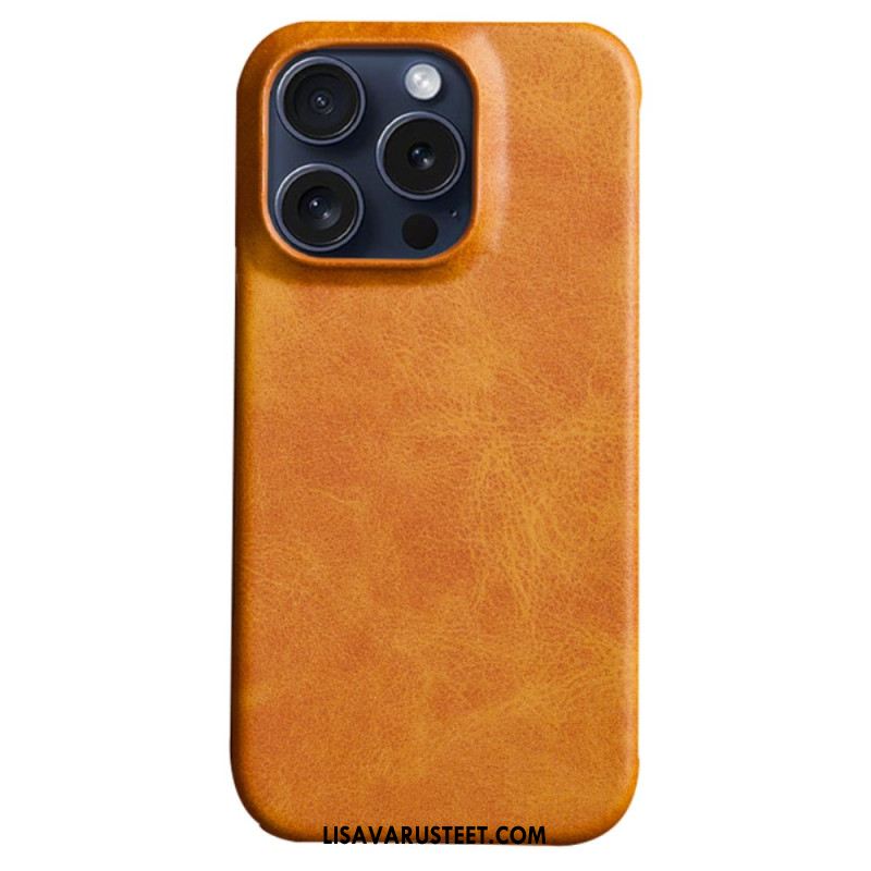 Kuori iPhone 16 Pro Nahkaefekti