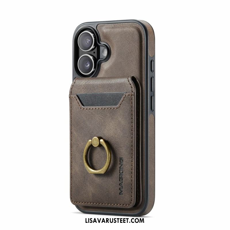 Kuori iPhone 17 Magsafe Rfid-korttipidikkeellä Ja Integroidulla Jalustalla