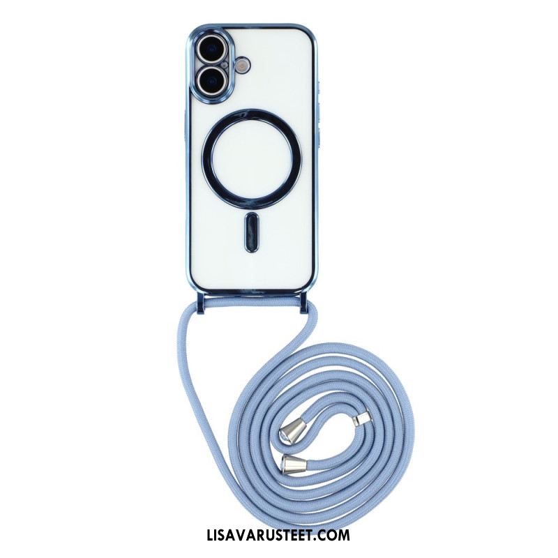 Kuori iPhone 17 Magsafe-yhteensopiva Läpinäkyvä Johdollinen Suojakuori Suojakuori