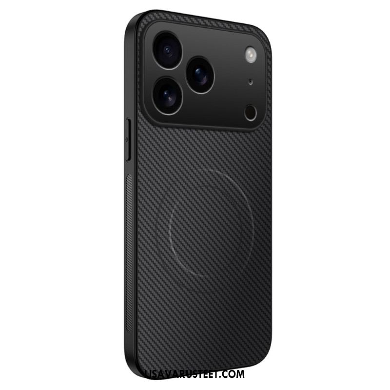 Kuori iPhone 17 Pro Magsafe-yhteensopiva Hiilikuitu Suojakuori