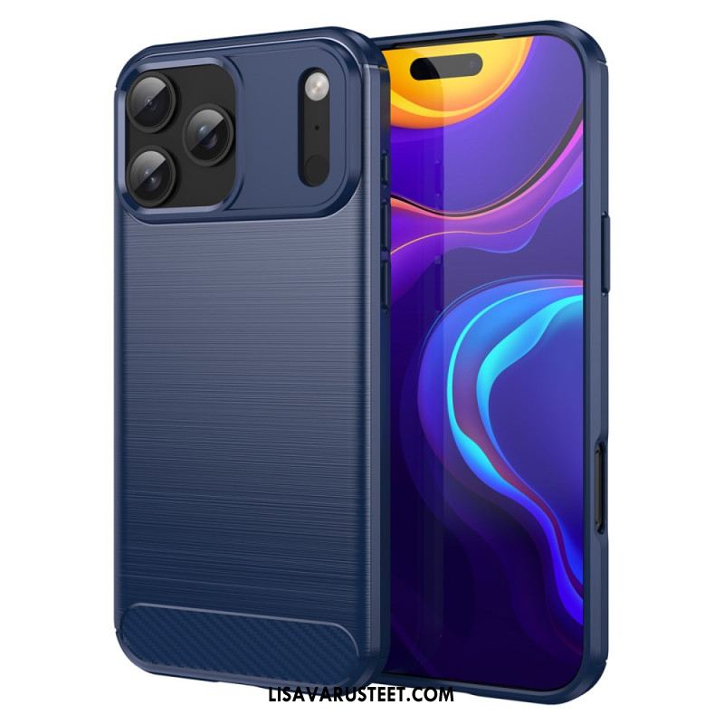 Kuori iPhone 17 Pro Max Harjattu Hiilikuitu