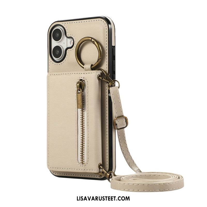 Kuori iPhone 17 Vetoketjullinen Lompakko