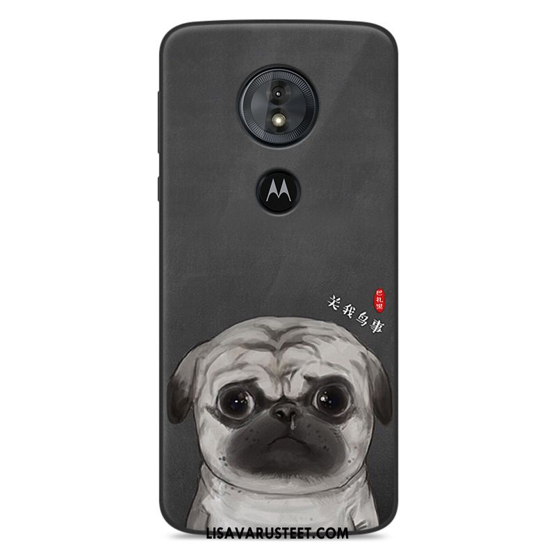 Moto G6 Play Kuoret Puhelimen Silikoni Musta Murtumaton Uusi Myynti