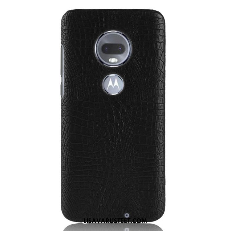 Moto G7 Kuoret Kukkakuvio Suojaus Nahka Kova Kuori Osta