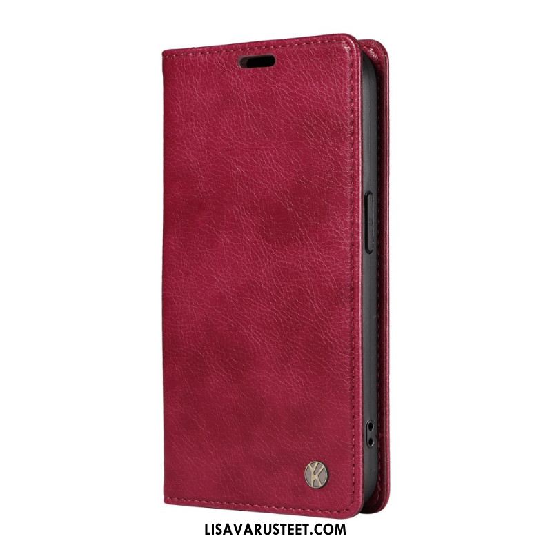 Nahkakotelo Oneplus Nord 4 Retro Yikatu Suojakuori