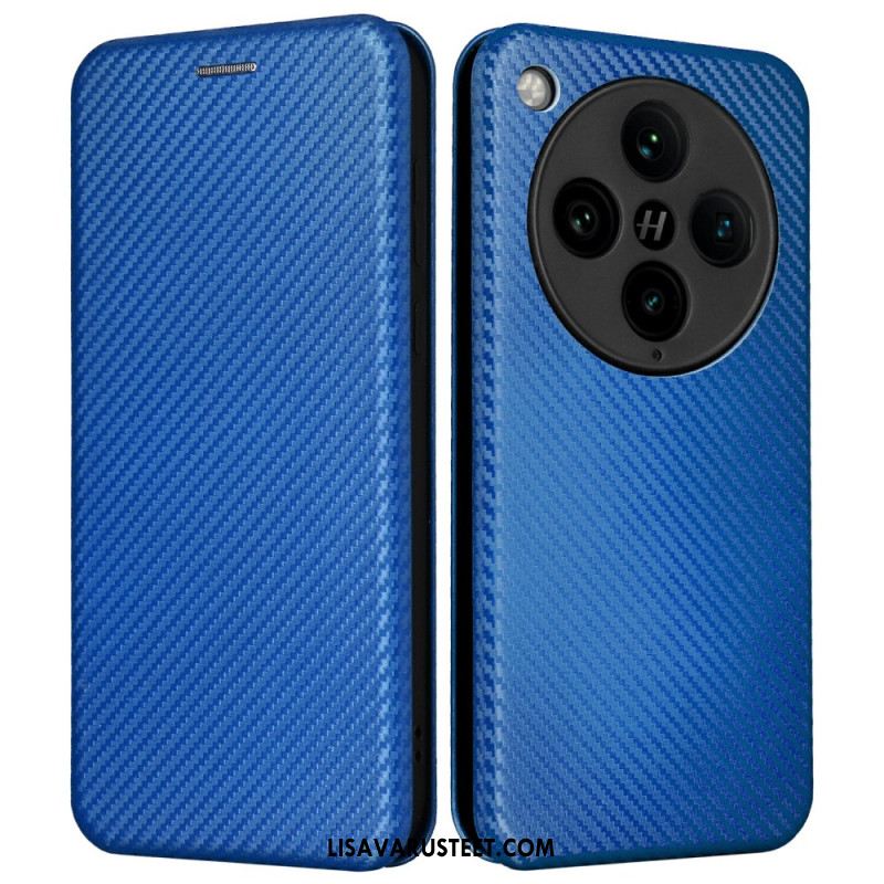 Nahkakotelo Oppo Find X8 Pro Hiilikuitu