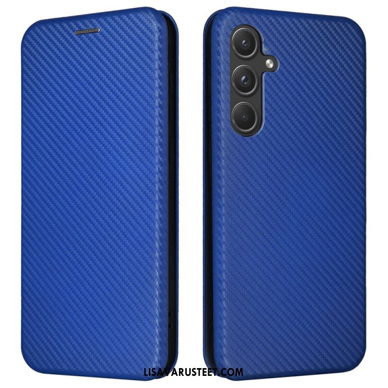 Nahkakotelo Samsung Galaxy A55 5g Hiilikuiturakenne