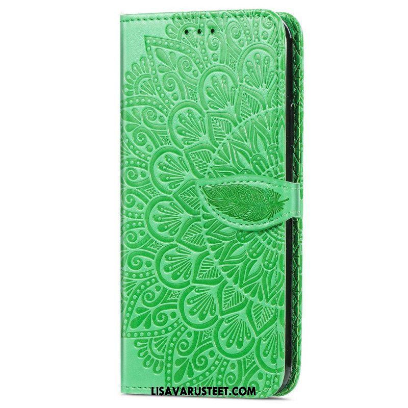 Nahkakotelo Samsung Galaxy S22 Ultra 5G Heimojen Lehdet