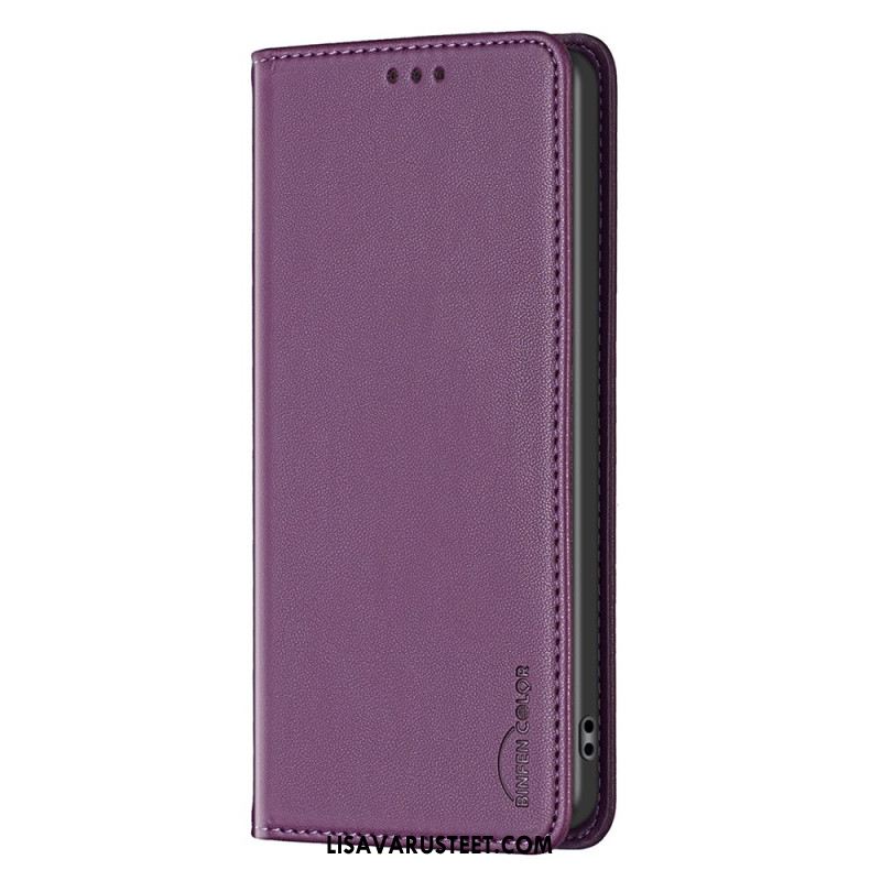 Nahkakotelo Samsung Galaxy S25 5g Edge Klassinen Binfen-väri