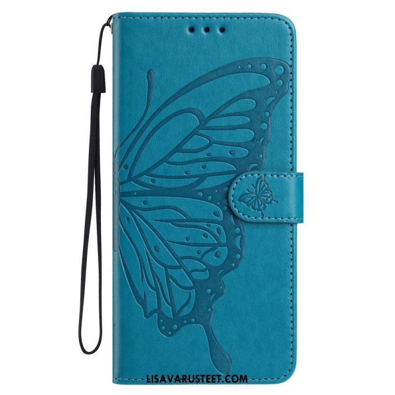 Nahkakotelo Samsung Galaxy S25 Fe Perhoskuvio