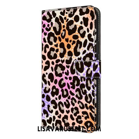 Nahkakotelo Samsung Galaxy S26 Plus Täplikäs Leopardikuvio
