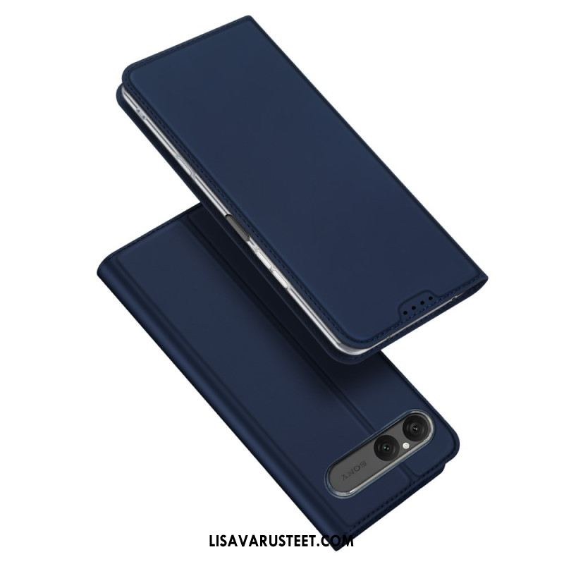 Nahkakotelo Sony Xperia 10 Vii Skin Pro -sarjan Dux Ducis Suojakuori