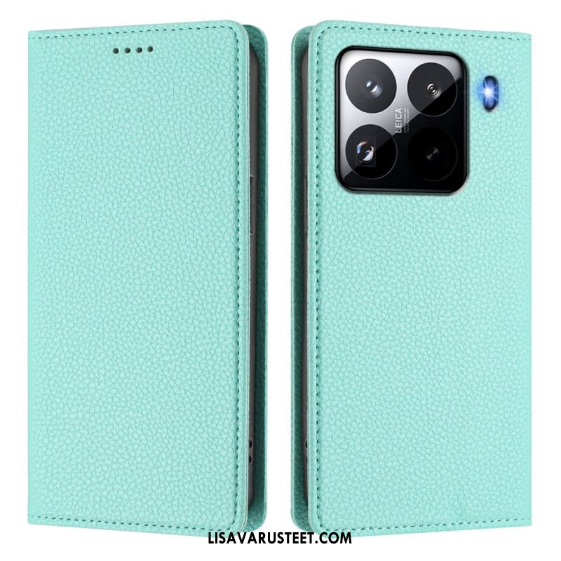 Nahkakotelo Xiaomi 15 Pro Rfid-suojattu Tekonahka