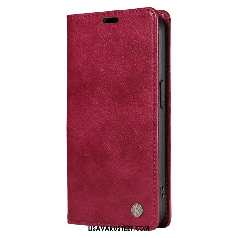 Nahkakotelo Xiaomi 15 Puhelinkuoret Yikatu Vintage-tyyli