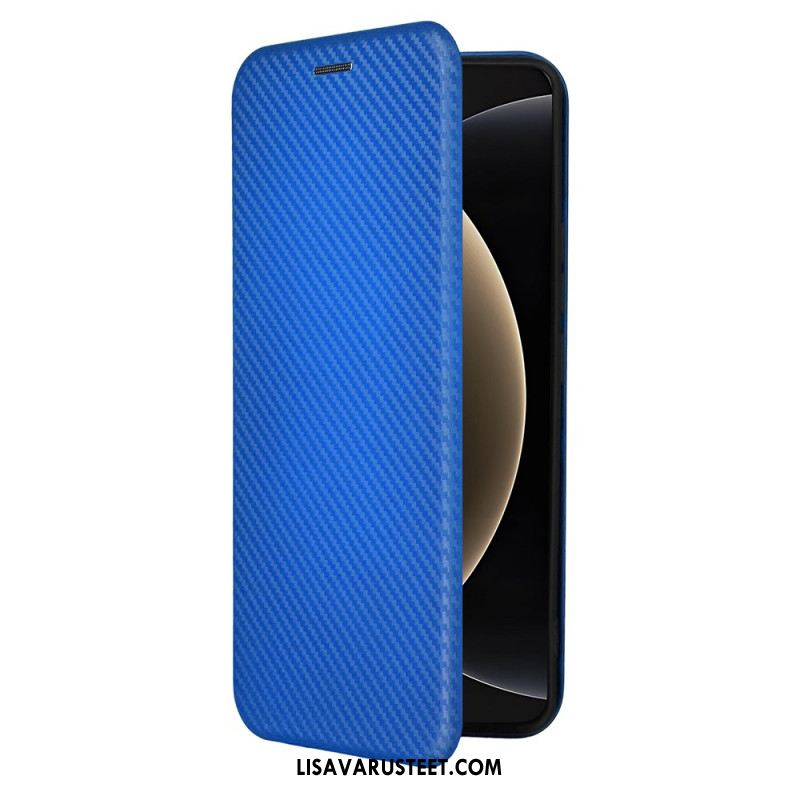 Nahkakotelo Xiaomi 15 Ultra Harjattu Hiilikuitu