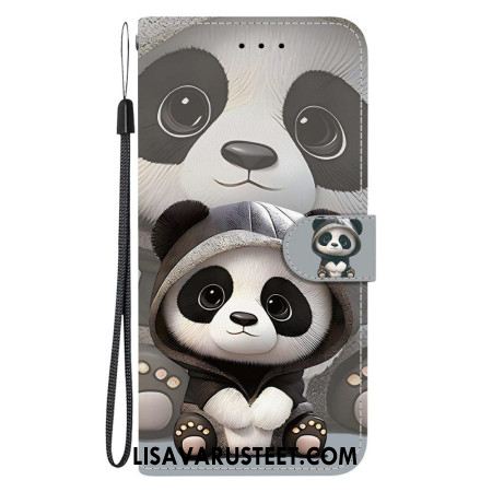Nahkakotelo Xiaomi 15t Söpö Panda