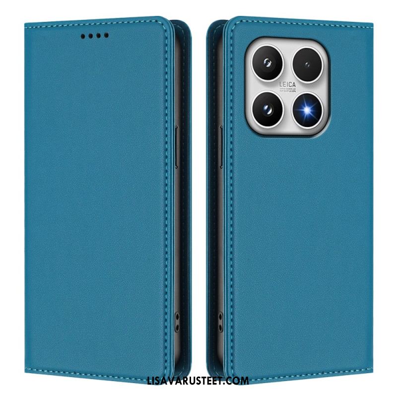 Nahkakotelo Xiaomi 17 Magneettinen Suljin Ja Rfid-suojaus