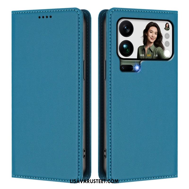 Nahkakotelo Xiaomi 17 Pro Max Puhelinkuoret Magneettinen Suljin Ja Rfid-suojaus