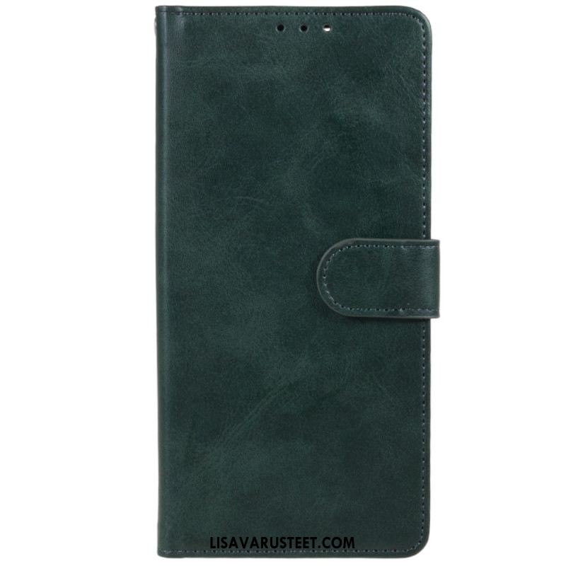 Nahkakotelo Xiaomi Redmi Note 13 5g Nahkaefekti Hihnalla
