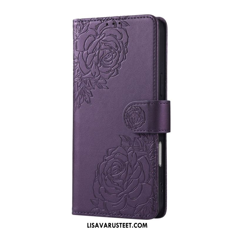 Nahkakotelo Xiaomi Redmi Note 14 5g Kukat