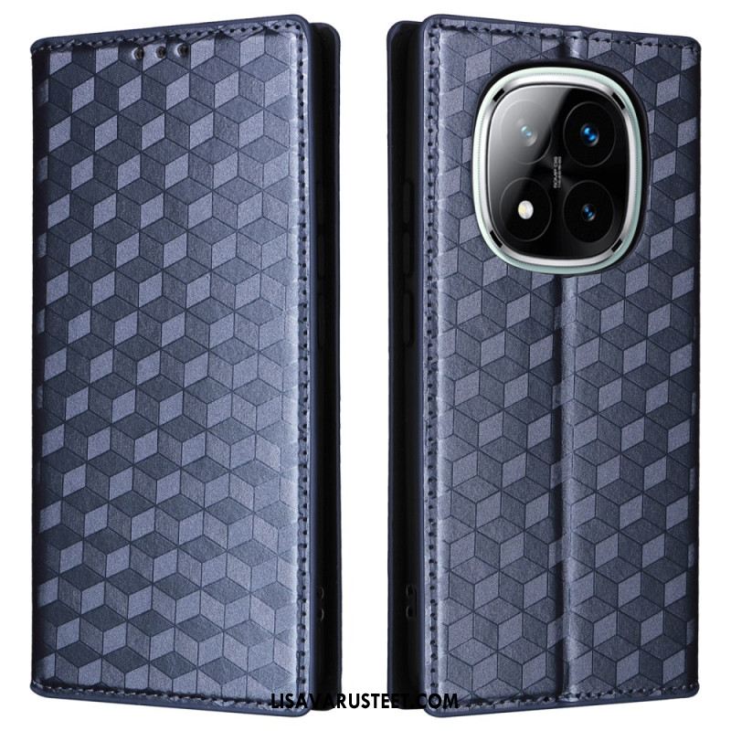 Nahkakotelo Xiaomi Redmi Note 14 Pro 4g 3d-timantit