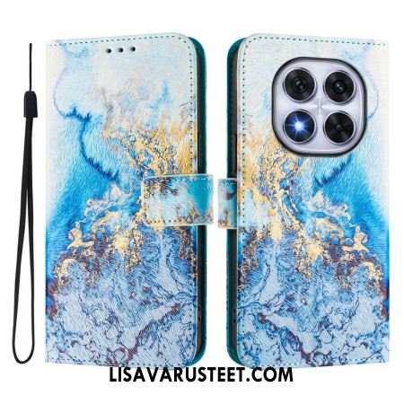 Nahkakotelo Xiaomi Redmi Note 14 Pro Plus 5g Meren Marmorikuvio