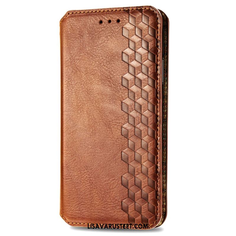 Nahkakotelo Xiaomi Redmi Note 14 Pro Plus 5g Mokkanahkaefektifriisi Suojakuori