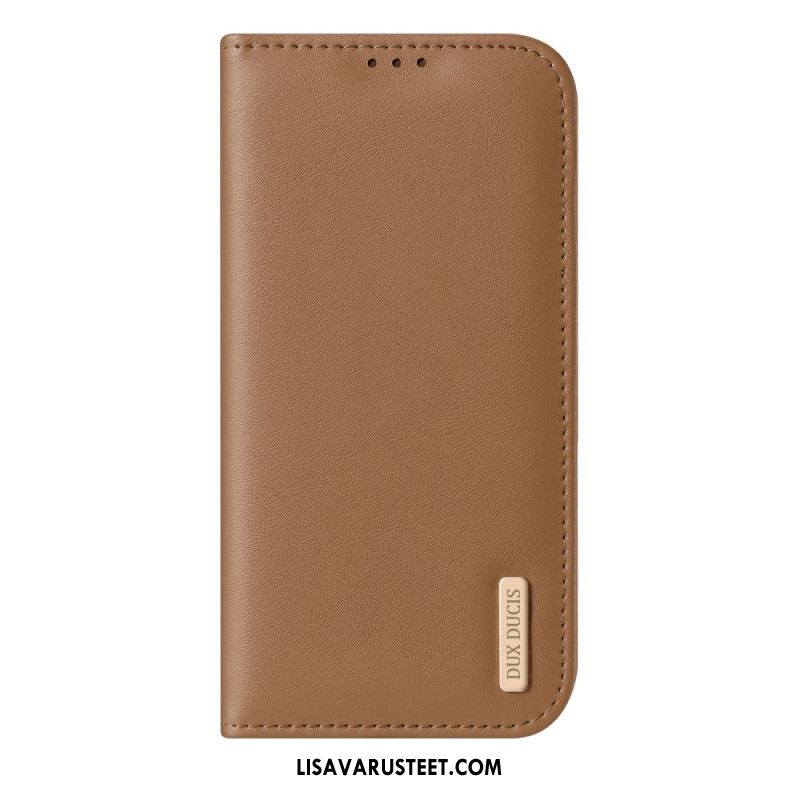 Nahkakotelo iPhone 17 Hivo-sarjan Dux Ducis Suojakuori