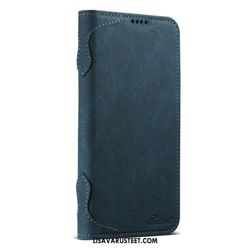 Nahkakotelo iPhone 17 Pro Max Magsafe Premium Vintage -yhteensopiva Suojakuori