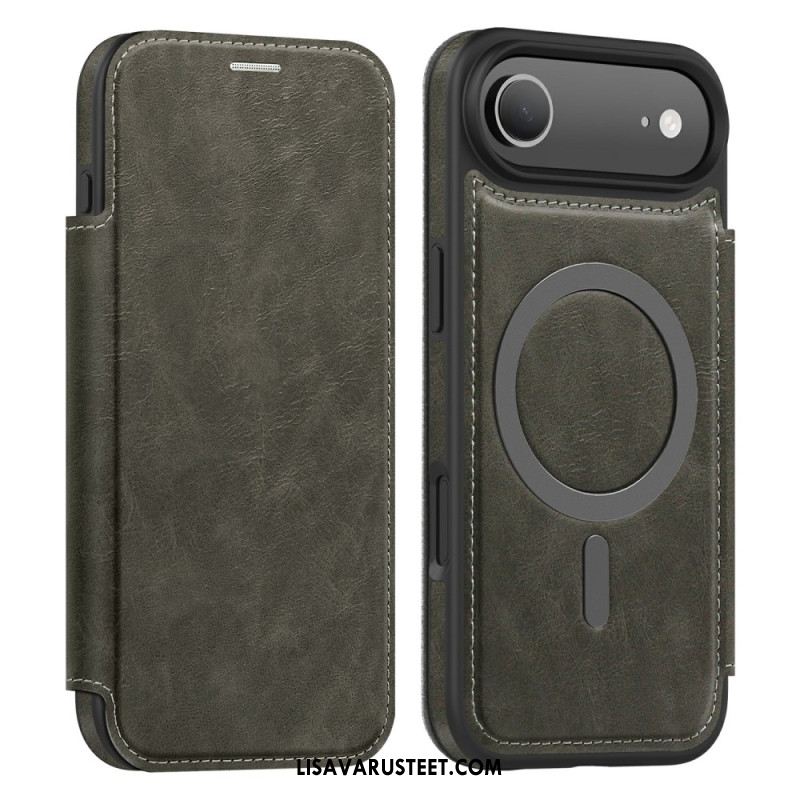 Nahkakotelo iPhone Air Magsafe-yhteensopiva Rfid-korttikotelon Kanssa Suojakuori